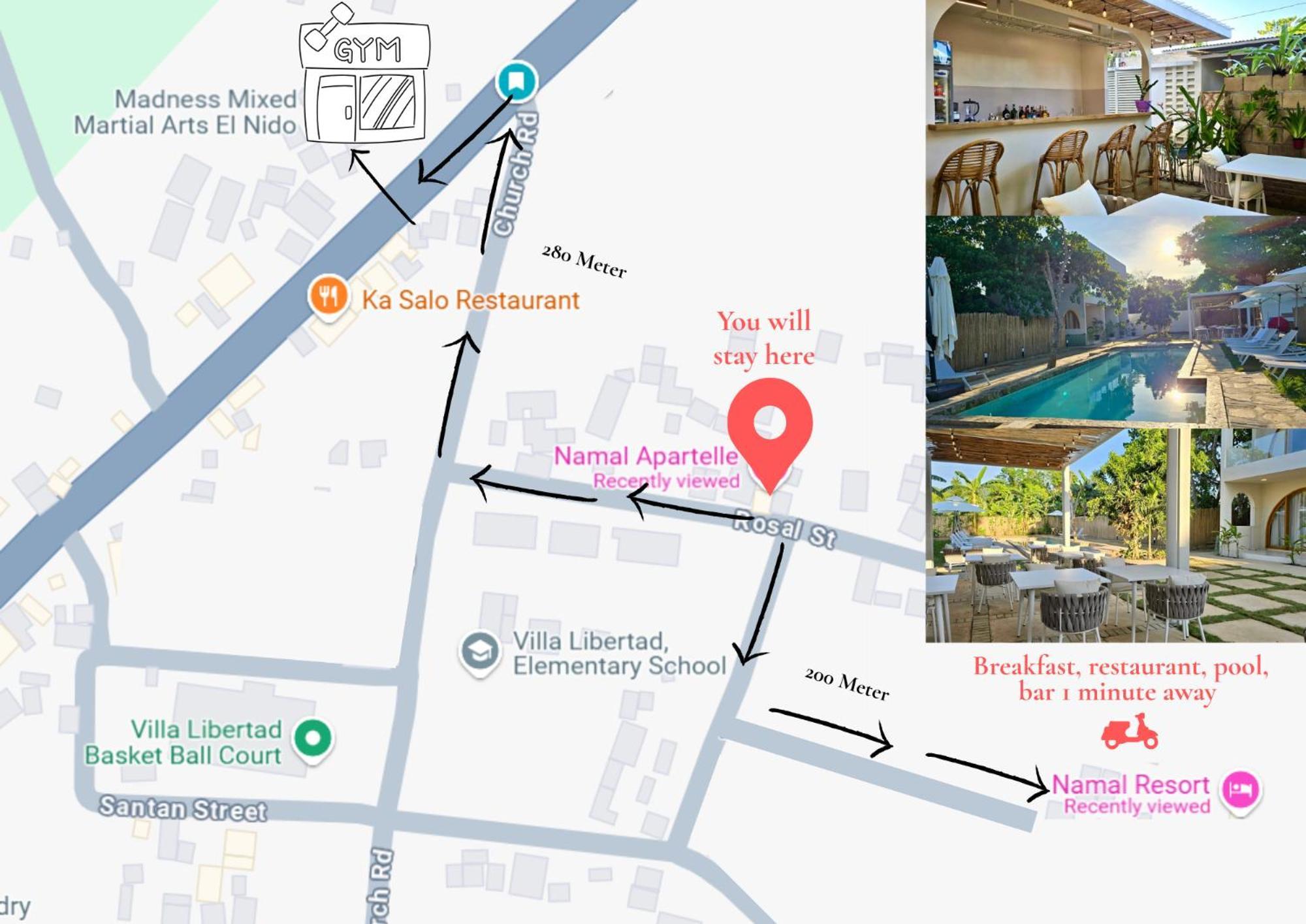 Namal Apartelle - Free Scooter & Gym Access El Nido Exteriér fotografie
